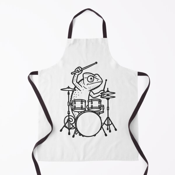 Item preview, Funny Chameleon Drummer Drumming Drums Music Lover Boys Girls designed and sold by rafaeltto.