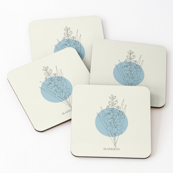 Item preview, Gladiolus Flower Line Art designed and sold by colormepixels.