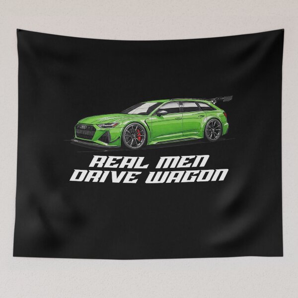 Item preview,  Real Men Drive Wagons designed and sold by Six Deers.
