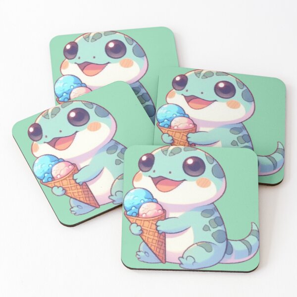 Item preview, Chameleon with Ice Cream designed and sold by Lastsnoww.