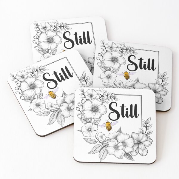 Item preview, Bee Still Floral Frame 1 designed and sold by AnTartstudios.