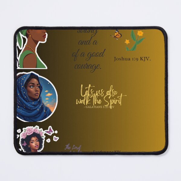 Item preview, Israelite Women of Courage & Peace | KJV Scripture Stickers | Modest Black Faith Art designed and sold by 12tribesvisuals.