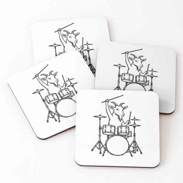Item preview, Funny Goat Drummer Drumming Drums Music Lover Boys Girls designed and sold by rafaeltto.