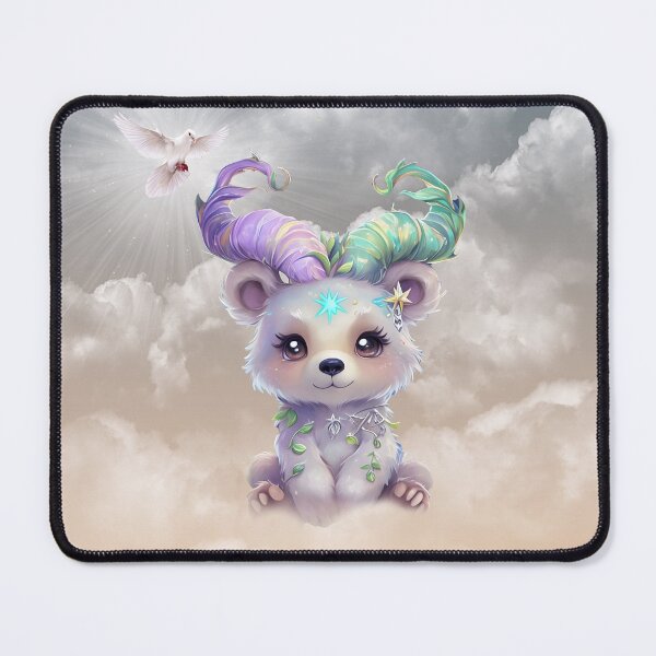 Item preview, Magical bear cub in pastel glitter.  designed and sold by nicky2342.