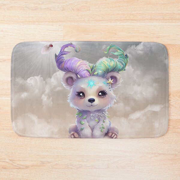 Item preview, Magical bear cub in pastel glitter.  designed and sold by nicky2342.