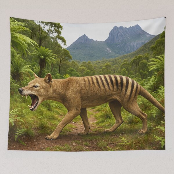 Item preview, Thylacine Forest designed and sold by ShaneWalkerArt.