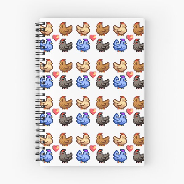 Item preview, Pixel Chickens StarDew- White background designed and sold by DrawOneThree.