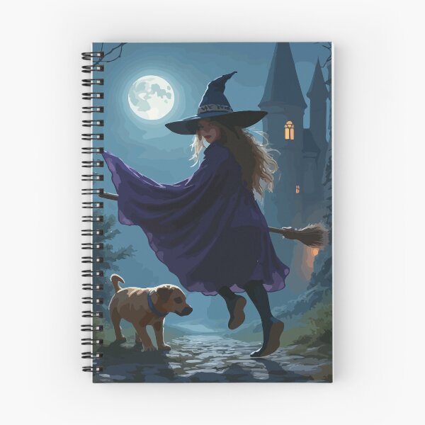 Item preview, A little witch and her dog venture into the dark. designed and sold by Whose-sweat.