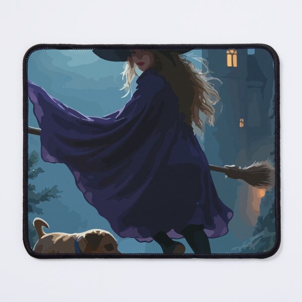 Item preview, A little witch and her dog venture into the dark. designed and sold by Whose-sweat.
