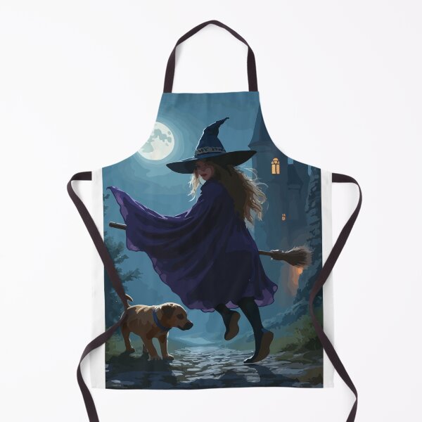 Item preview, A little witch and her dog venture into the dark. designed and sold by Whose-sweat.