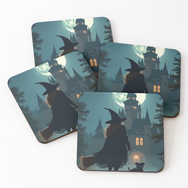 Item preview, A little witch and her dog venture into the dark. designed and sold by Whose-sweat.