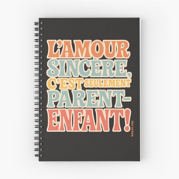 Item preview, ​L'amour Sincère Est Celui Entre Parent et Enfant – Vintage Pop Art Typography by Sweet Day​ designed and sold by Sweetday2025.