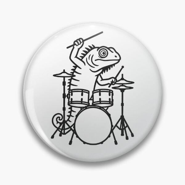 Item preview, Funny Iguana Drummer Drumming Drums Music Lover Boys Girls designed and sold by rafaeltto.
