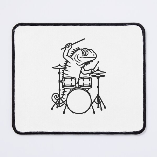 Item preview, Funny Iguana Drummer Drumming Drums Music Lover Boys Girls designed and sold by rafaeltto.