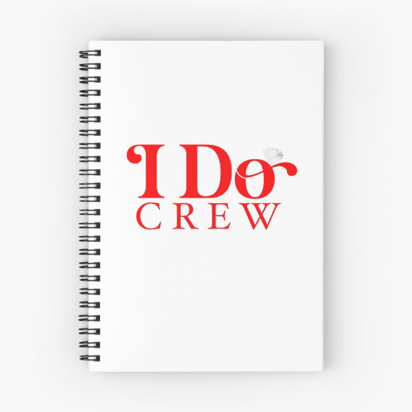 Item preview, I Do Crew Wedding Party Red Aesthetic  designed and sold by Stickers by @molllyclare.