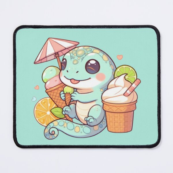Item preview, Chameleon with Ice Cream designed and sold by Lastsnoww.