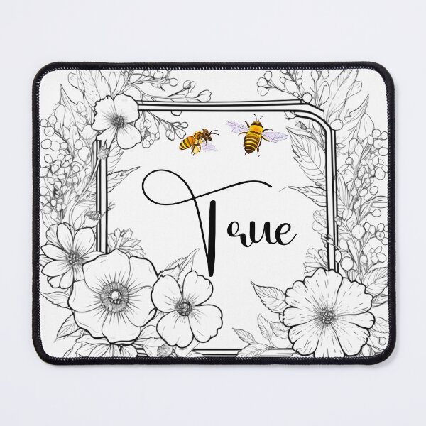 Item preview, Bee True Floral Frame 1 designed and sold by AnTartstudios.