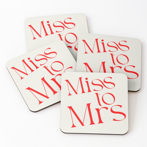 Item preview, Miss to Mrs Red Bride Theme designed and sold by Stickers by @molllyclare.