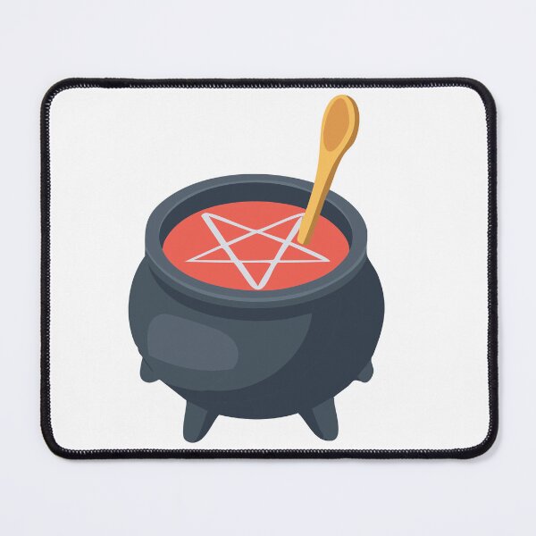 Item preview, Cauldron with Spoon Up with Pentagram designed and sold by jazzydevil.