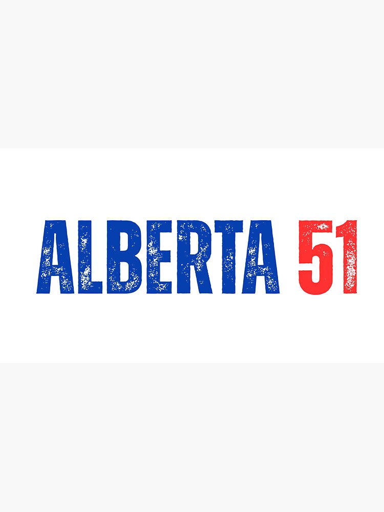 Thumbnail 7 of 7, Cap, Alberta 51 – The Bold Red & Blue Statement Tee designed and sold by jackieau.