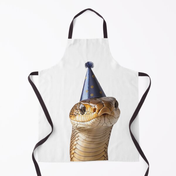 Item preview, Funny Snake Wearing Birthday Party Hat designed and sold by LazyOwlStore.