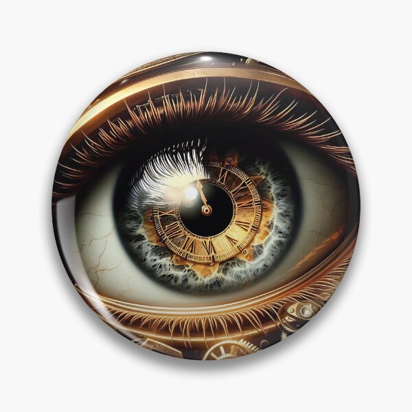 Item preview, Steampunk Clock Eye designed and sold by Intriguing Designs.