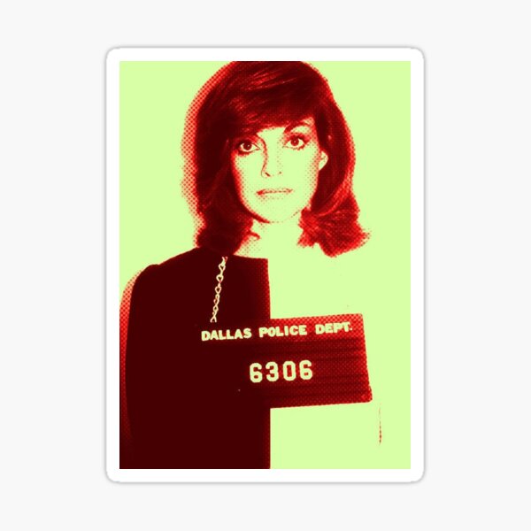 SUE-ELLEN MUG SHOT Sticker