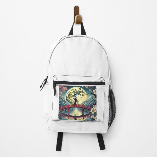 Item preview, Moonlit Night with Maiko - Japanese Fantasy Landscape designed and sold by Shinora..