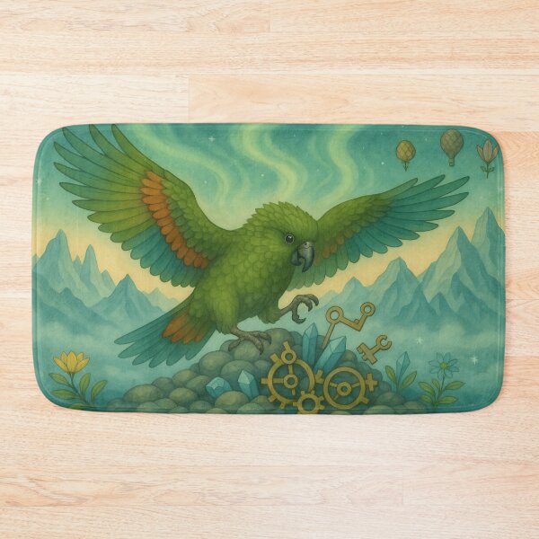 Item preview, Kea Parrot of the Aurora Peaks designed and sold by mia-miranda.