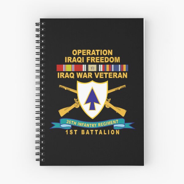 Item preview, Army - 26th Infantry Regiment - DUI w Br - Ribbon - TOP - 1st Bn w IRAQ SVC  X 300 designed and sold by Military Insignia Products.