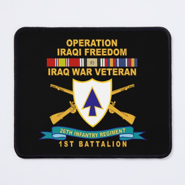 Item preview, Army - 26th Infantry Regiment - DUI w Br - Ribbon - TOP - 1st Bn w IRAQ SVC  X 300 designed and sold by Military Insignia Products.