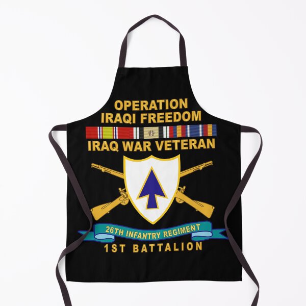 Item preview, Army - 26th Infantry Regiment - DUI w Br - Ribbon - TOP - 1st Bn w IRAQ SVC  X 300 designed and sold by Military Insignia Products.