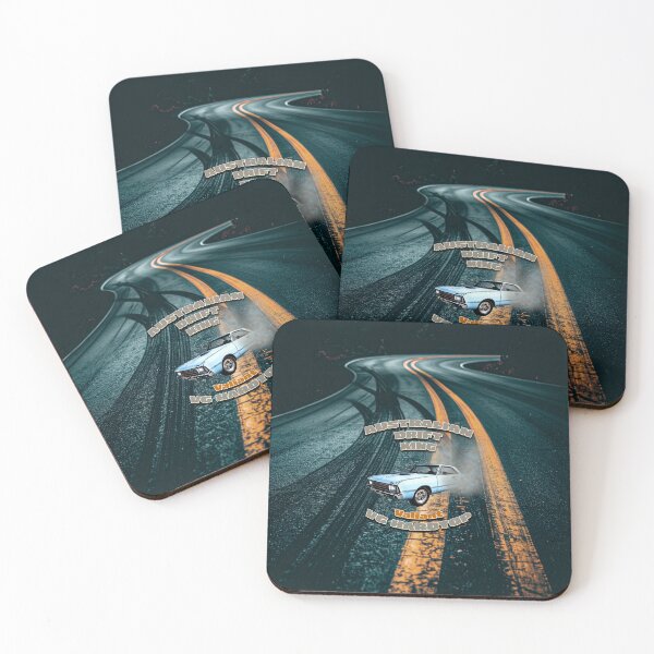 Item preview, VG Valiant Hardtop Drift King – Australian Muscle Car (Black Background) designed and sold by Michael van der Hoorn.