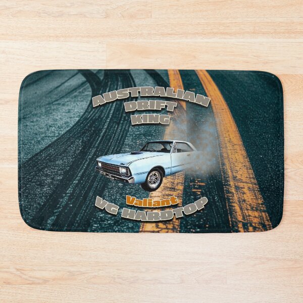 Item preview, VG Valiant Hardtop Drift King – Australian Muscle Car (Black Background) designed and sold by Michael van der Hoorn.