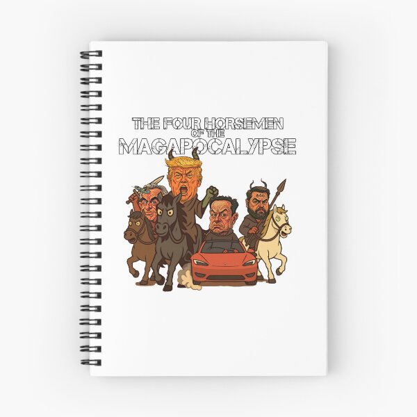 Item preview, The Four Horsemen Of The Magapocalypse (Satire based on The 4 Horsemen Of The Apocalypse) designed and sold by ImagineTNE.