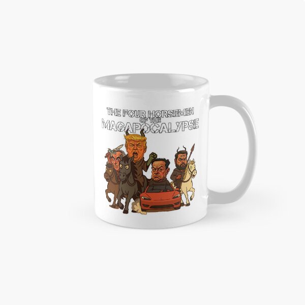 Item preview, The Four Horsemen Of The Magapocalypse (Satire based on The 4 Horsemen Of The Apocalypse) designed and sold by ImagineTNE.