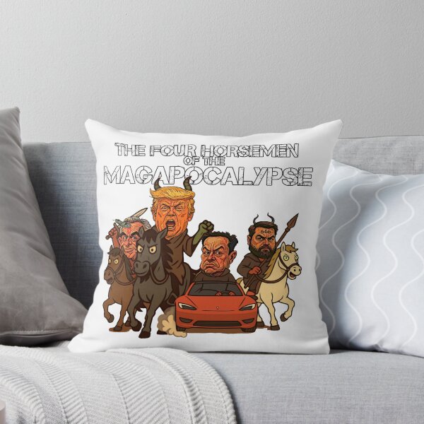 Item preview, The Four Horsemen Of The Magapocalypse (Satire based on The 4 Horsemen Of The Apocalypse) designed and sold by ImagineTNE.