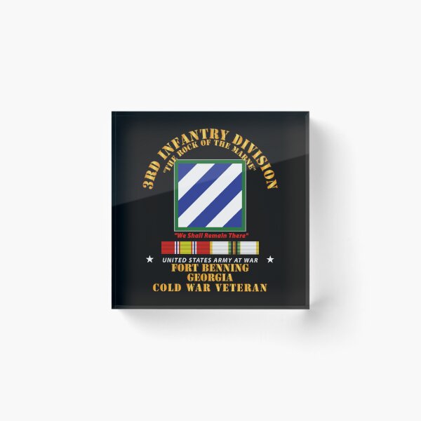 Item preview, Army - 3rd ID - Fort Benning GA w Cold War SVC designed and sold by Military Insignia Products.
