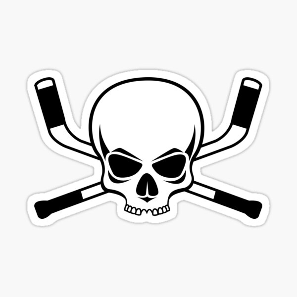 Item preview, Hockey Skull designed and sold by AlienStickers.
