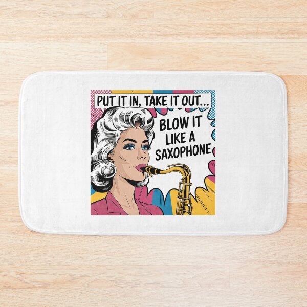 Item preview, Saxy and She Knows It, saxophone, music, funnyfits70, Humor, Funny, retro, vintages, funny quotes, animal humor, designed and sold by FunnyFits70.