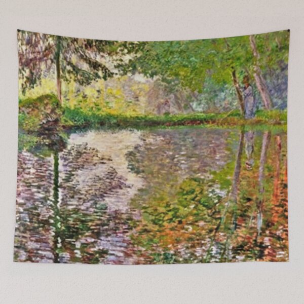 Item preview, The Lake Montgeron, 1876 by Claude Monet. designed and sold by CristalleLisa.