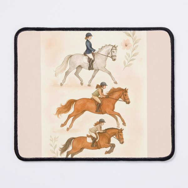 Item preview, 3 Phases 1 Heart - Watercolor Equestrian Eventing Poster designed and sold by Taylor’sGrabBag.