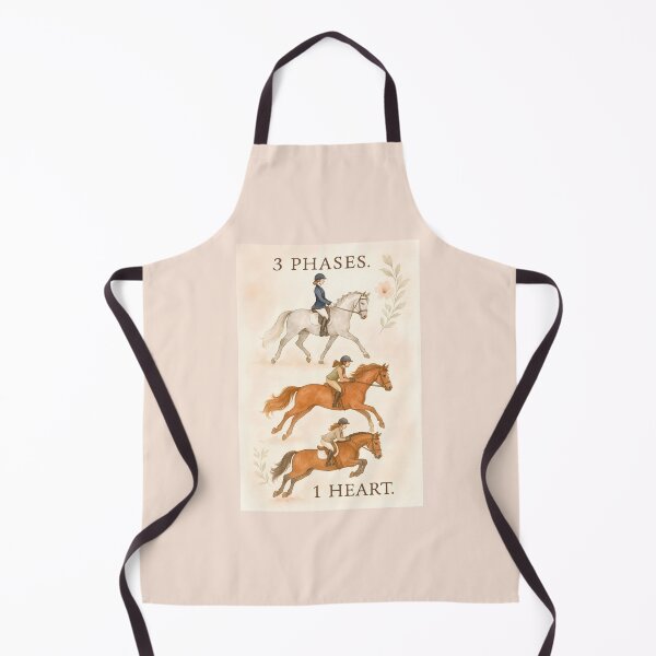 Item preview, 3 Phases 1 Heart - Watercolor Equestrian Eventing Poster designed and sold by Taylor’sGrabBag.