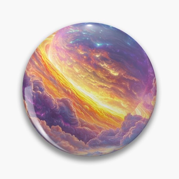 Item preview, Celestial Wonder: Pastel and Neon Cloudscape on a Distant Planet designed and sold by lematworks.