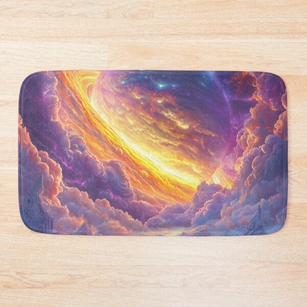 Item preview, Celestial Wonder: Pastel and Neon Cloudscape on a Distant Planet designed and sold by lematworks.
