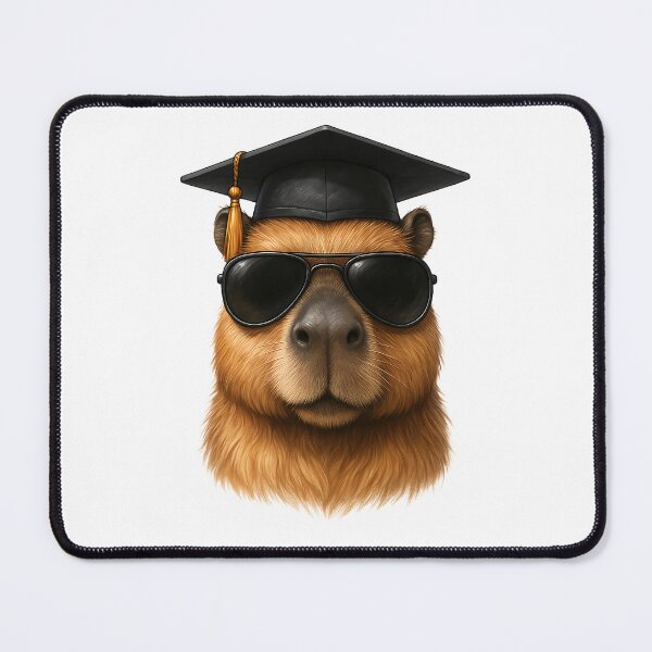 Item preview, Cool Capybara Graduate designed and sold by thebest-2studio.
