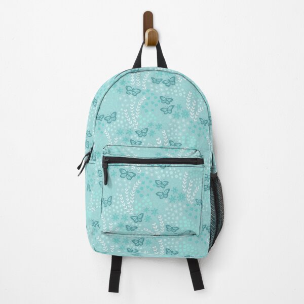 Item preview, Ditsy Butterfly Floral - turquoise designed and sold by jenuinedesigns.