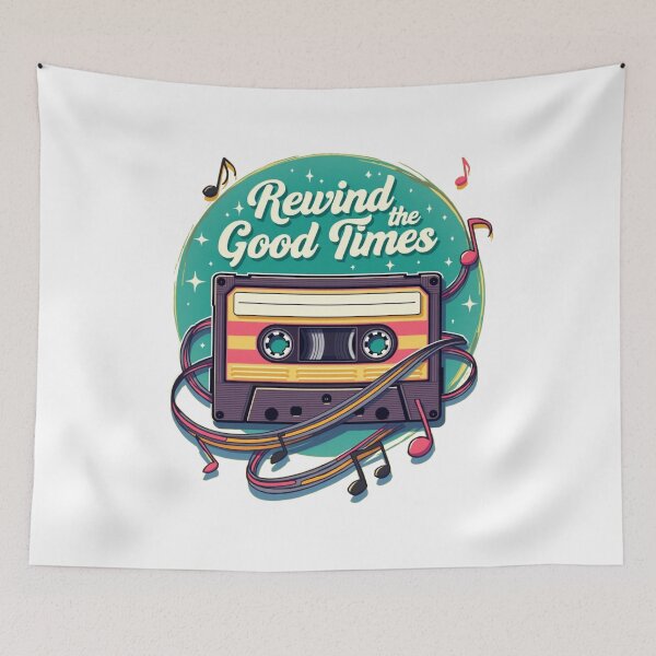 Item preview, Música retro de mixtapes vintage: rebobina y revive designed and sold by Madustoks.