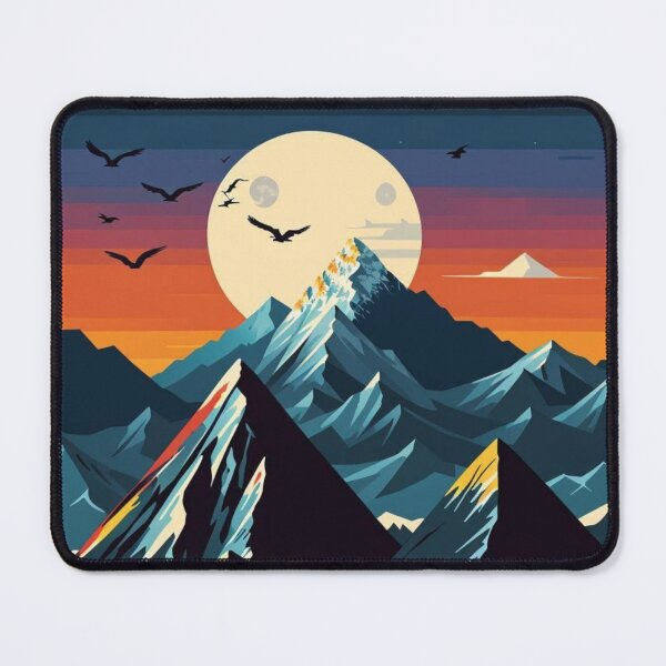 Item preview, View of the mountains during sunset designed and sold by Nano4us.