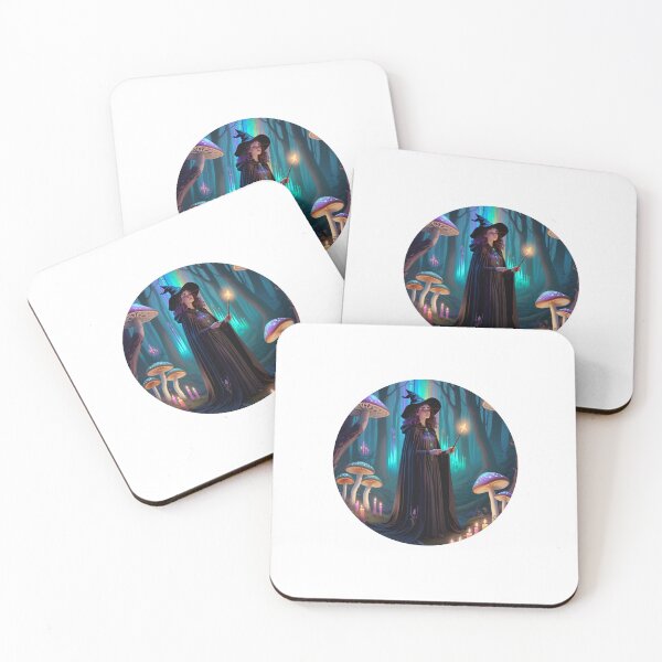 Item preview, Queer Witch in Moonlit Forest – Rainbow Magic & Mystic Vibes 2 designed and sold by SentientGallery.